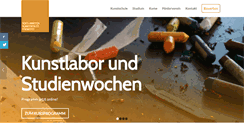 Desktop Screenshot of bildhauer-kunststudium.com