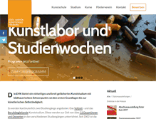 Tablet Screenshot of bildhauer-kunststudium.com